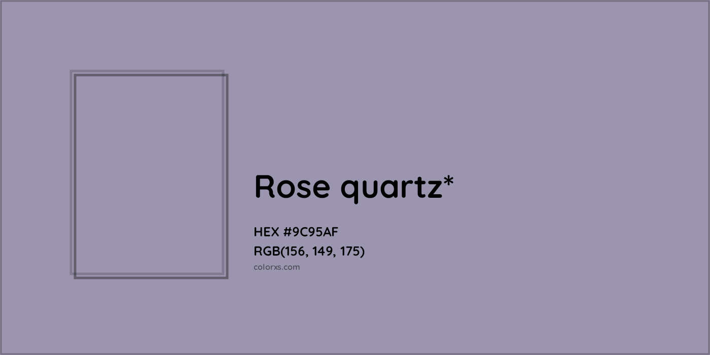 HEX #9C95AF Color Name, Color Code, Palettes, Similar Paints, Images