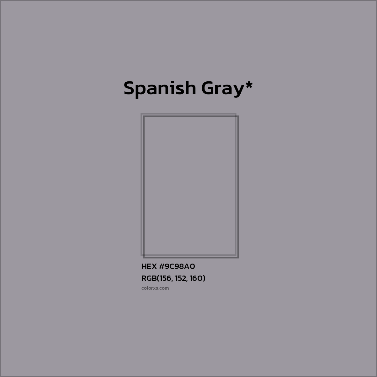 HEX #9C98A0 Color Name, Color Code, Palettes, Similar Paints, Images