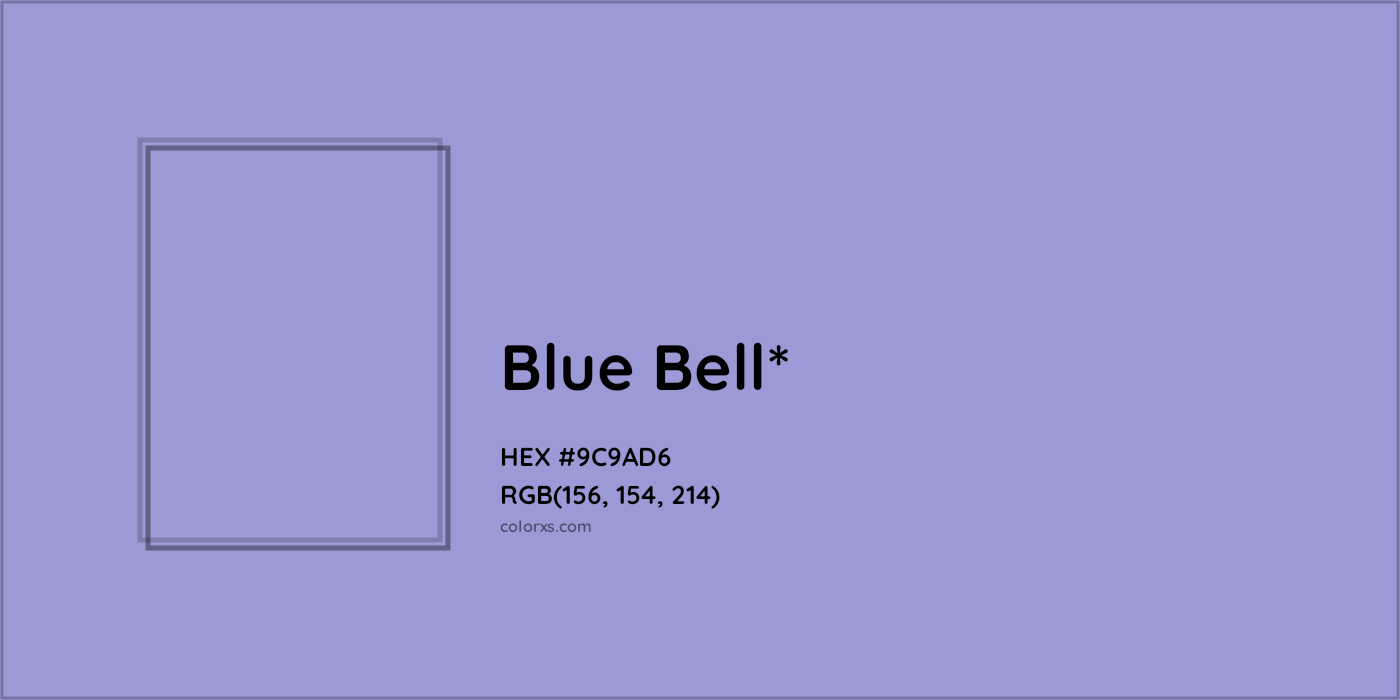 HEX #9C9AD6 Color Name, Color Code, Palettes, Similar Paints, Images