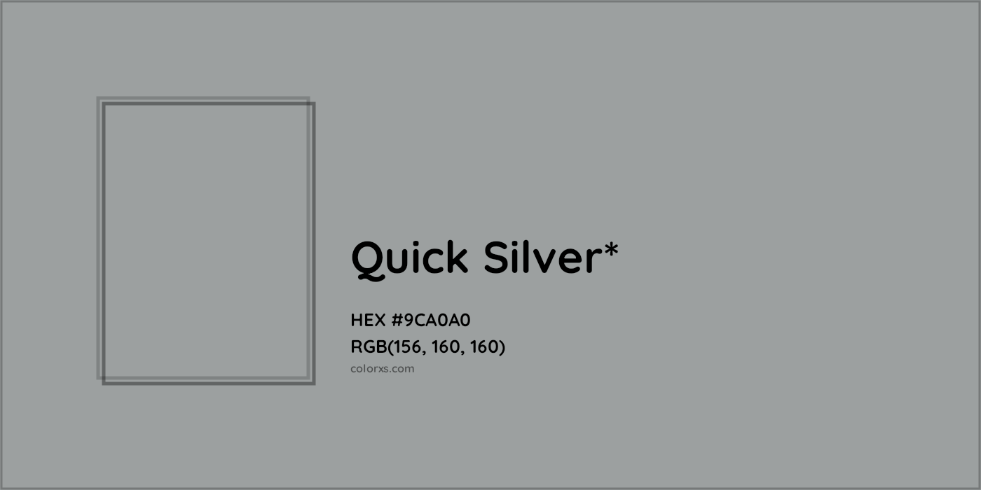 HEX #9CA0A0 Color Name, Color Code, Palettes, Similar Paints, Images