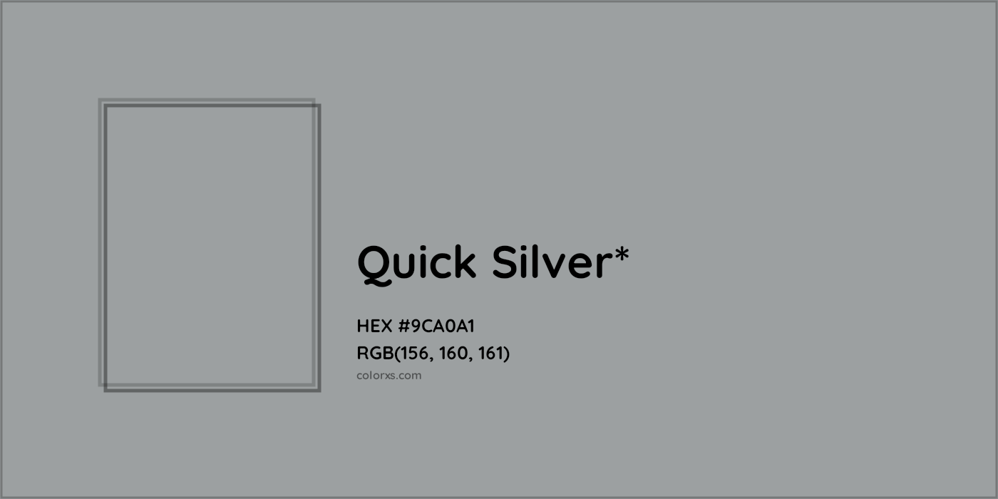 HEX #9CA0A1 Color Name, Color Code, Palettes, Similar Paints, Images