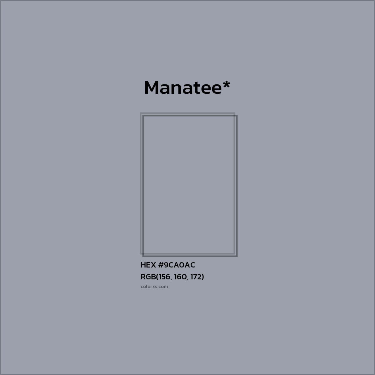 HEX #9CA0AC Color Name, Color Code, Palettes, Similar Paints, Images