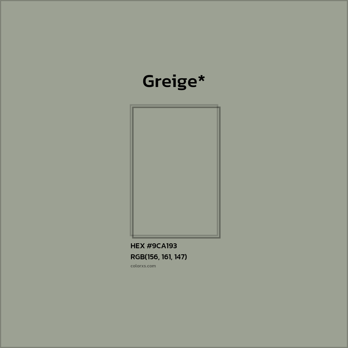 HEX #9CA193 Color Name, Color Code, Palettes, Similar Paints, Images