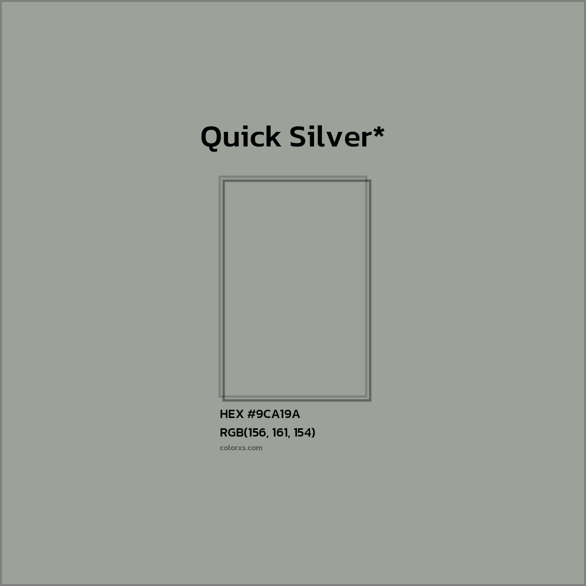 HEX #9CA19A Color Name, Color Code, Palettes, Similar Paints, Images