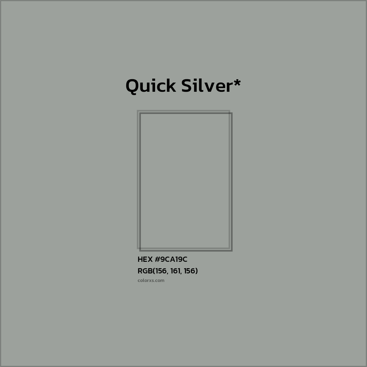 HEX #9CA19C Color Name, Color Code, Palettes, Similar Paints, Images