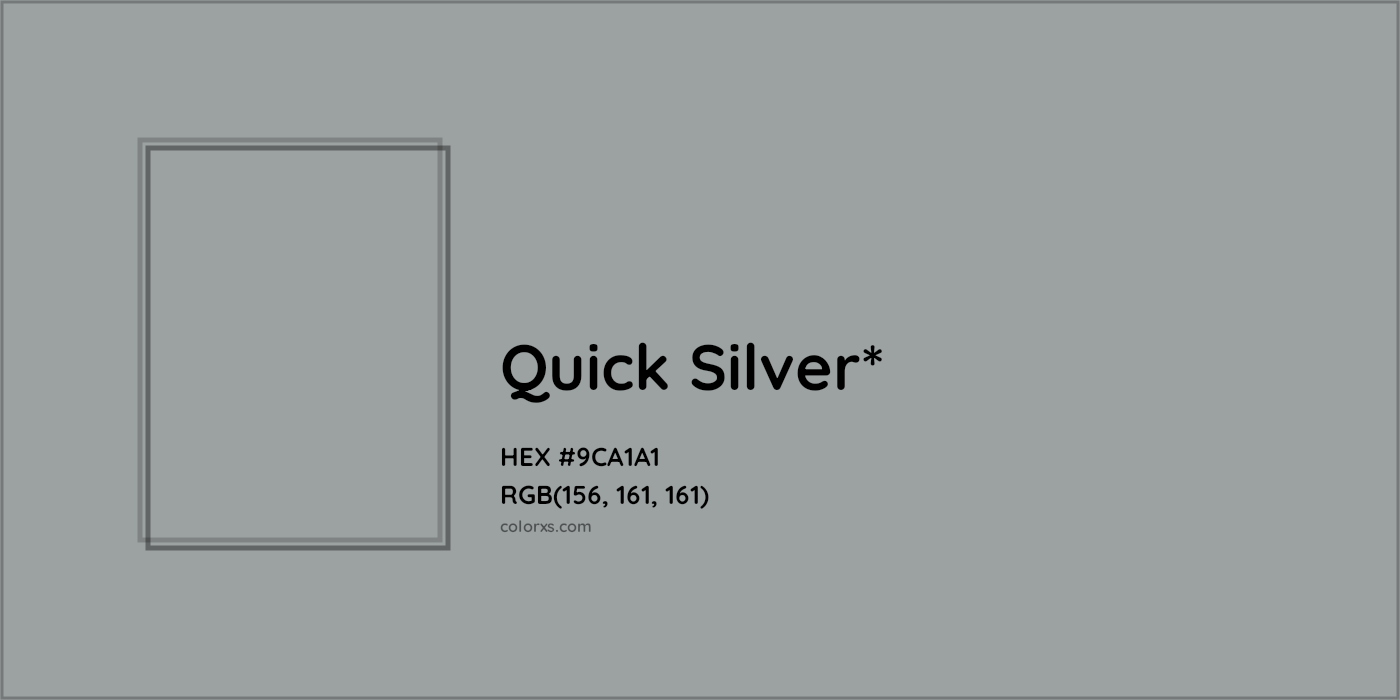 HEX #9CA1A1 Color Name, Color Code, Palettes, Similar Paints, Images
