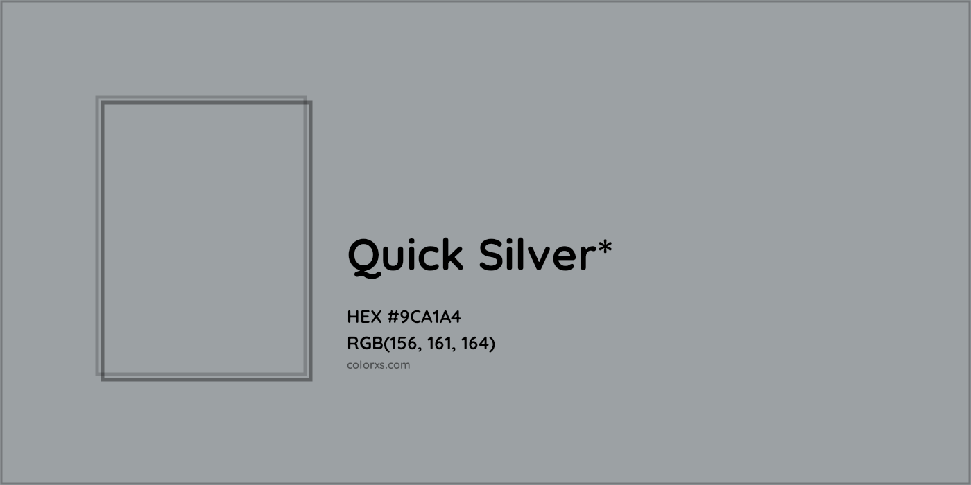 HEX #9CA1A4 Color Name, Color Code, Palettes, Similar Paints, Images