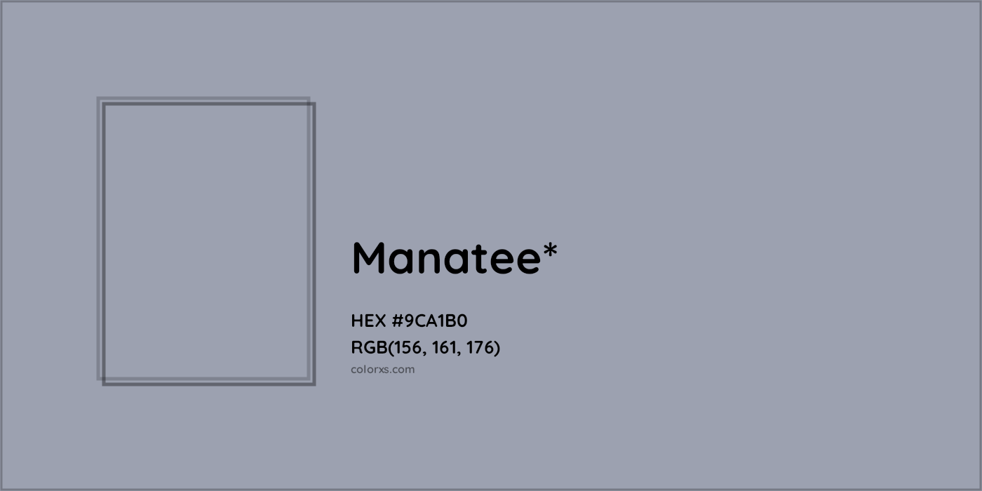 HEX #9CA1B0 Color Name, Color Code, Palettes, Similar Paints, Images