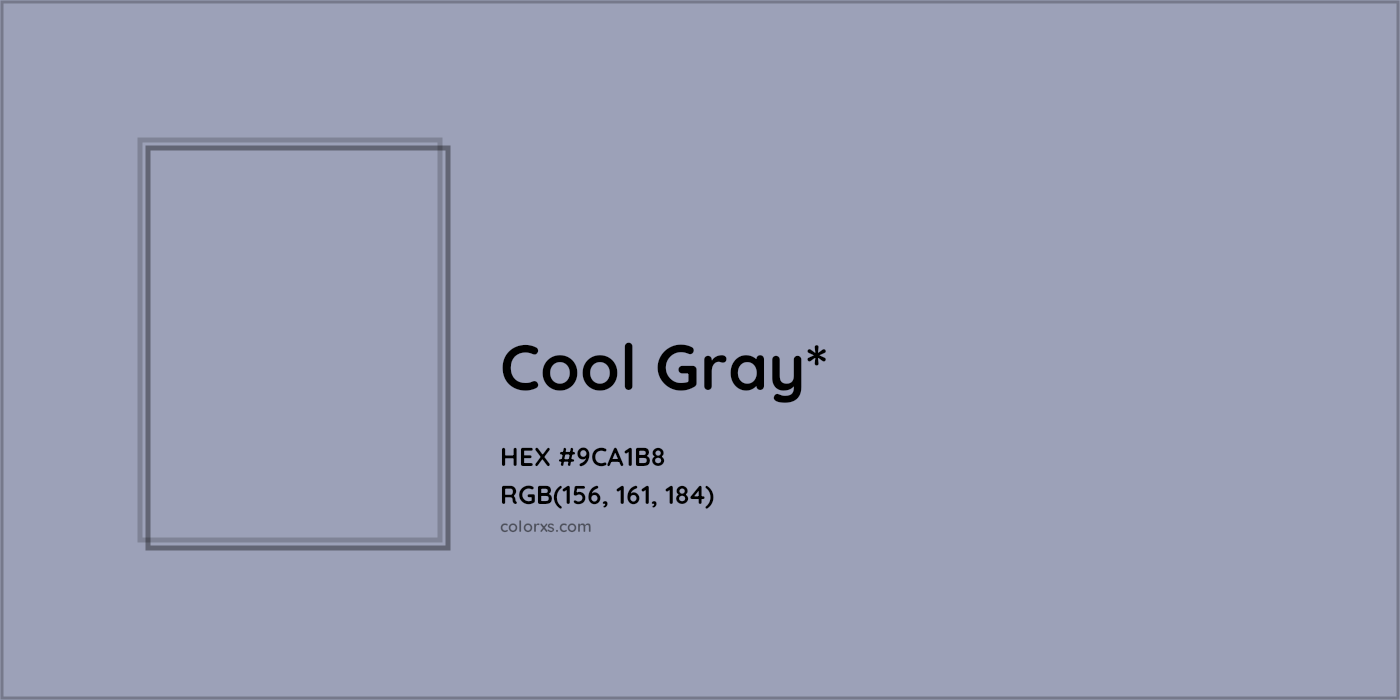 HEX #9CA1B8 Color Name, Color Code, Palettes, Similar Paints, Images