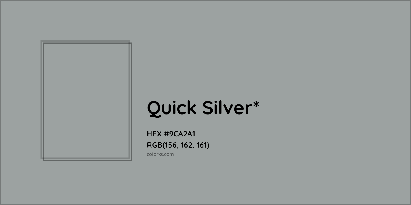HEX #9CA2A1 Color Name, Color Code, Palettes, Similar Paints, Images