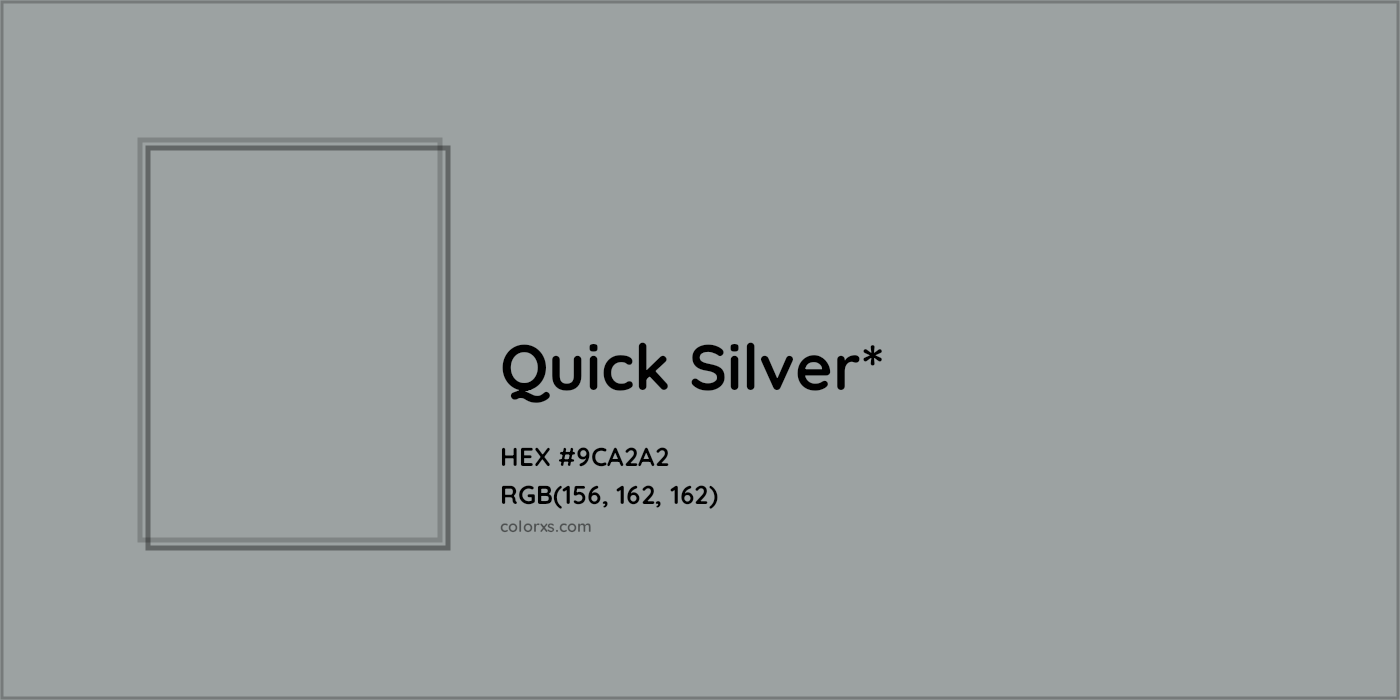 HEX #9CA2A2 Color Name, Color Code, Palettes, Similar Paints, Images