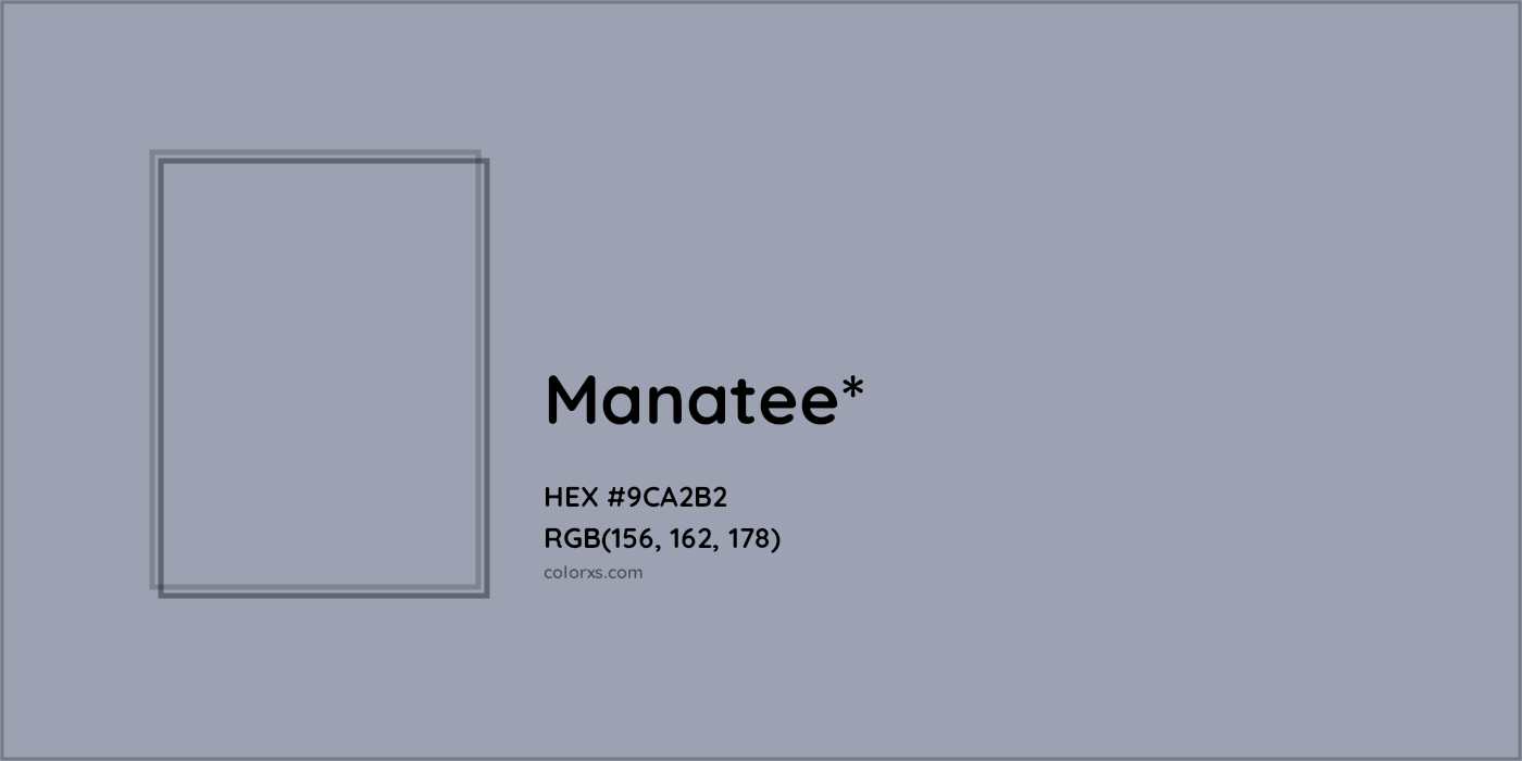 HEX #9CA2B2 Color Name, Color Code, Palettes, Similar Paints, Images