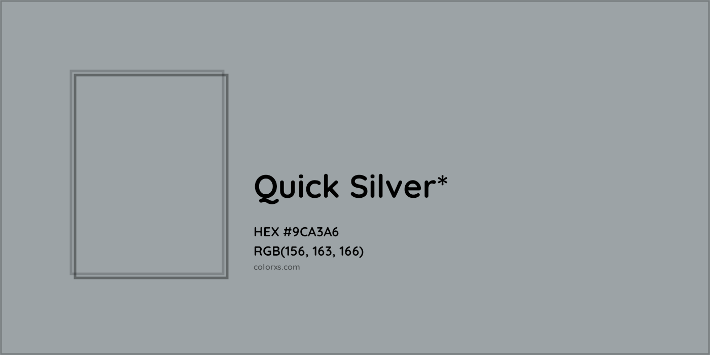 HEX #9CA3A6 Color Name, Color Code, Palettes, Similar Paints, Images