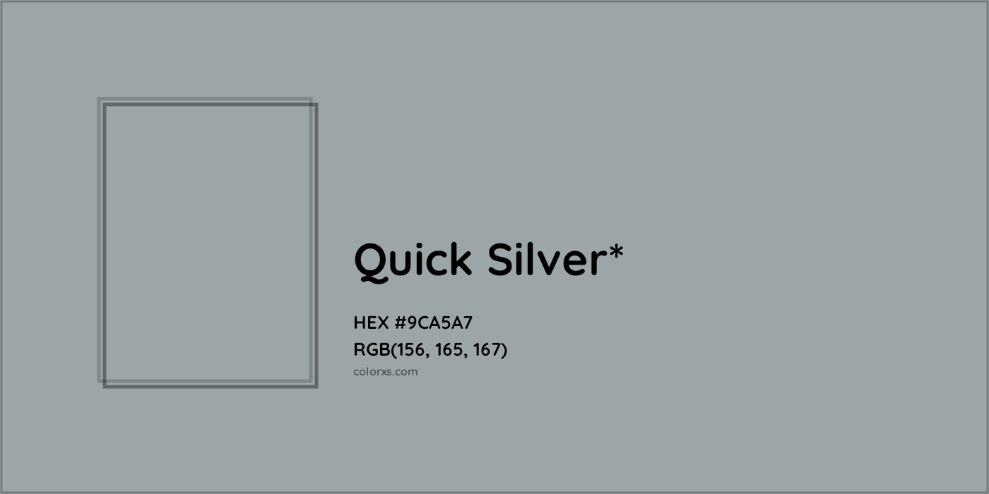 HEX #9CA5A7 Color Name, Color Code, Palettes, Similar Paints, Images