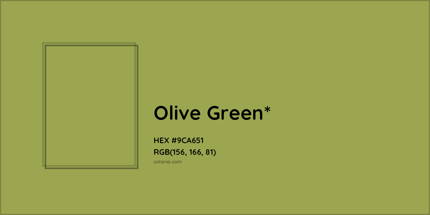 HEX #9CA651 Color Name, Color Code, Palettes, Similar Paints, Images