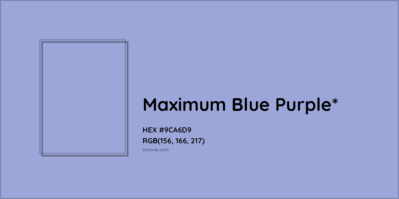 HEX #9CA6D9 Color Name, Color Code, Palettes, Similar Paints, Images