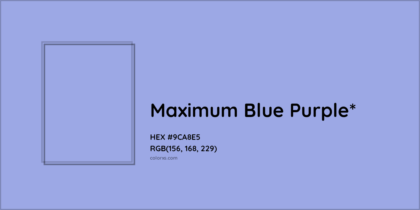HEX #9CA8E5 Color Name, Color Code, Palettes, Similar Paints, Images