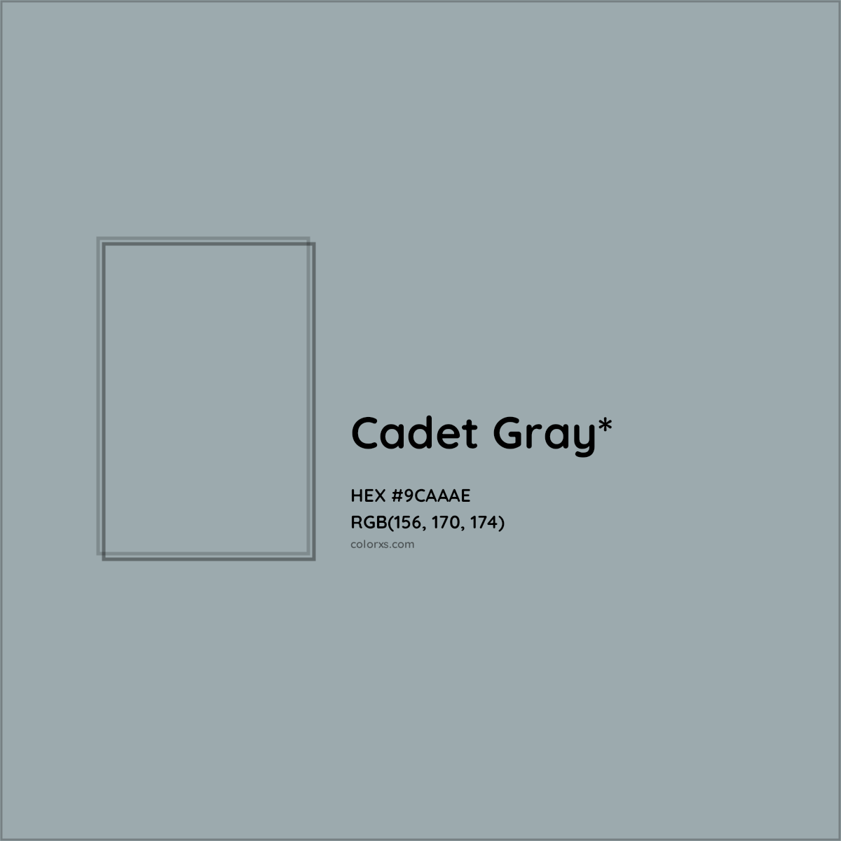 HEX #9CAAAE Color Name, Color Code, Palettes, Similar Paints, Images