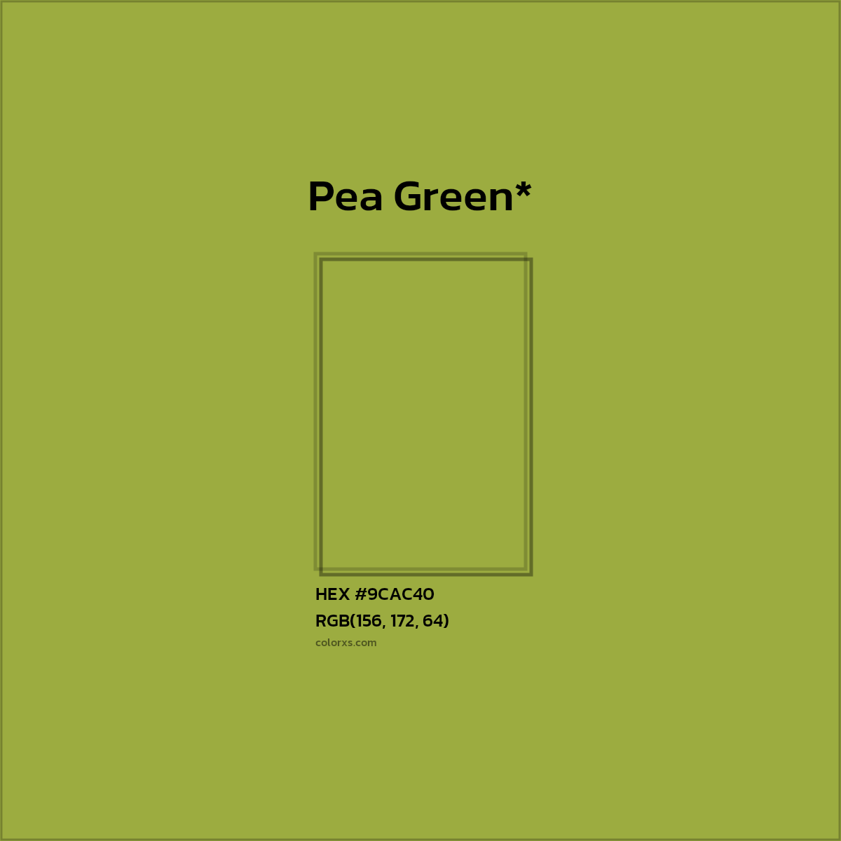 HEX #9CAC40 Color Name, Color Code, Palettes, Similar Paints, Images