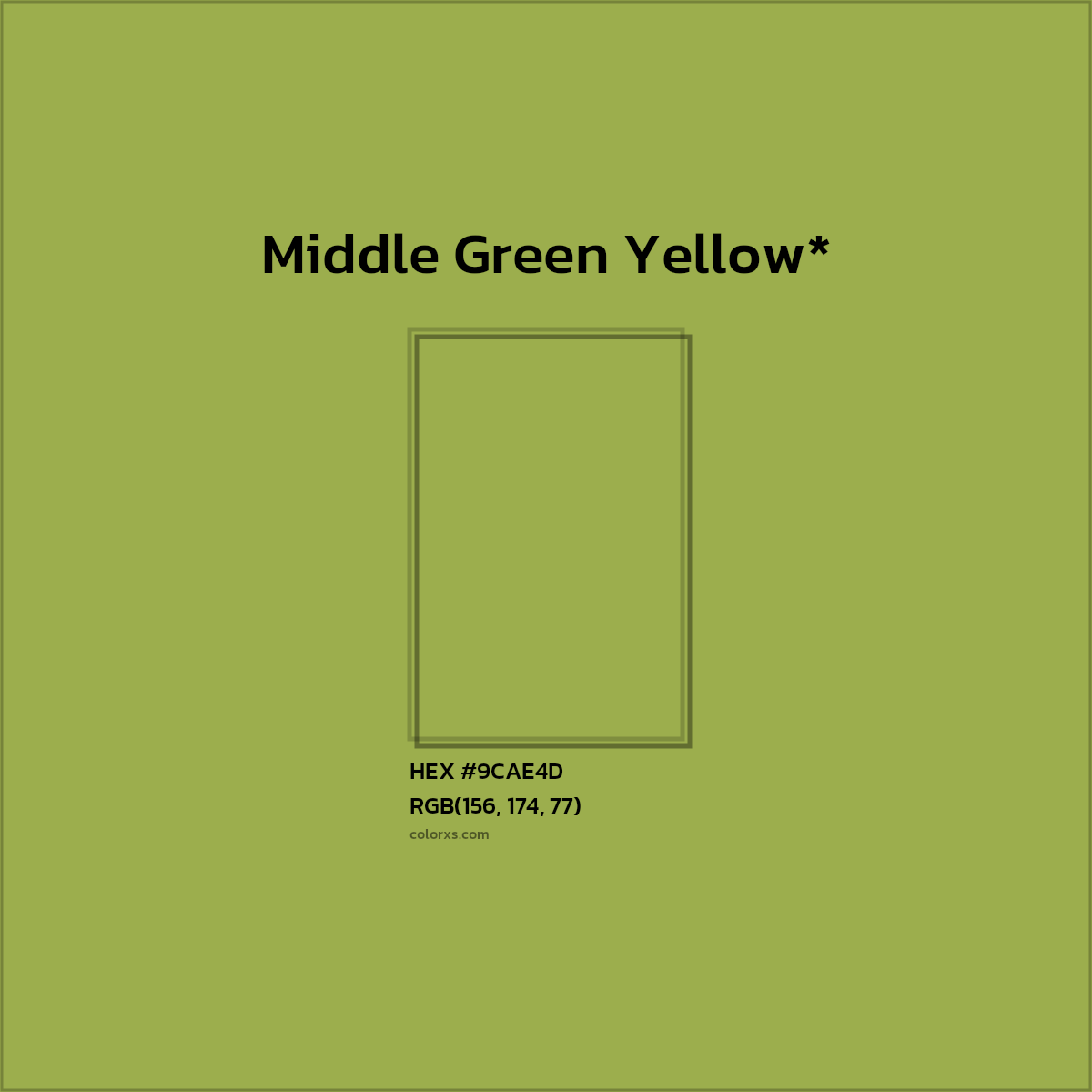 HEX #9CAE4D Color Name, Color Code, Palettes, Similar Paints, Images