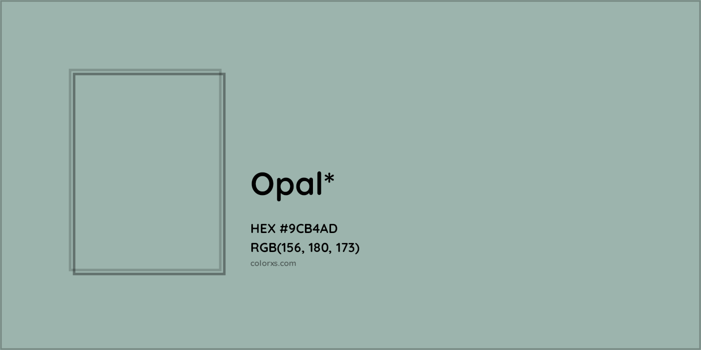HEX #9CB4AD Color Name, Color Code, Palettes, Similar Paints, Images
