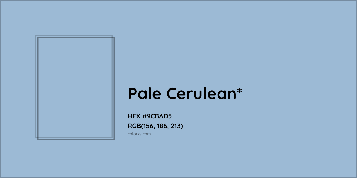 HEX #9CBAD5 Color Name, Color Code, Palettes, Similar Paints, Images