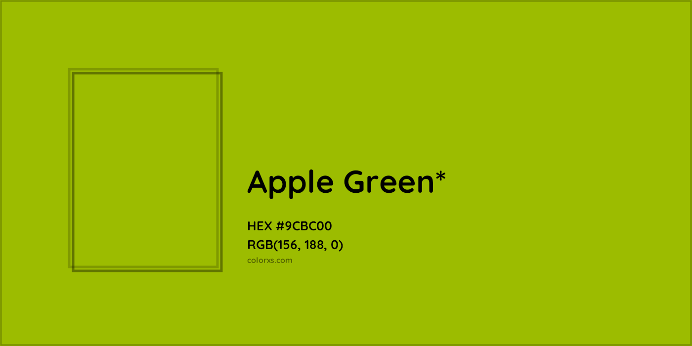 HEX #9CBC00 Color Name, Color Code, Palettes, Similar Paints, Images