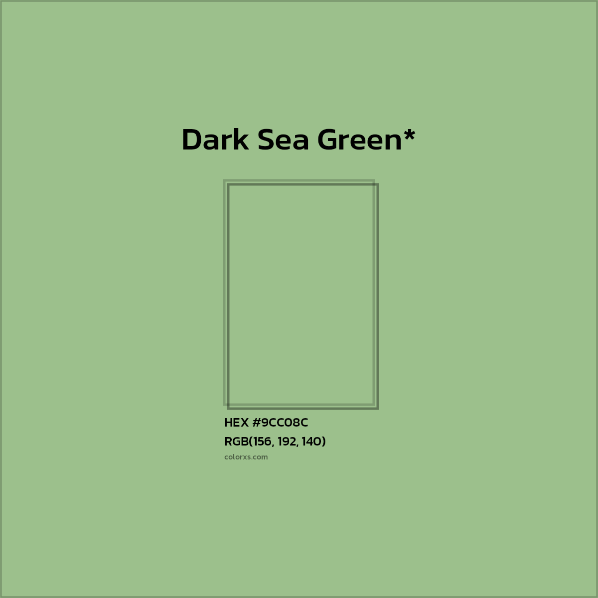 HEX #9CC08C Color Name, Color Code, Palettes, Similar Paints, Images