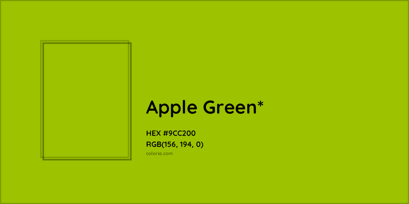 HEX #9CC200 Color Name, Color Code, Palettes, Similar Paints, Images