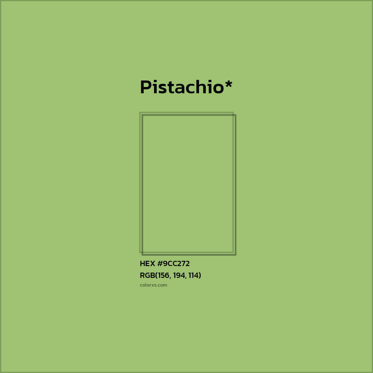 HEX #9CC272 Color Name, Color Code, Palettes, Similar Paints, Images