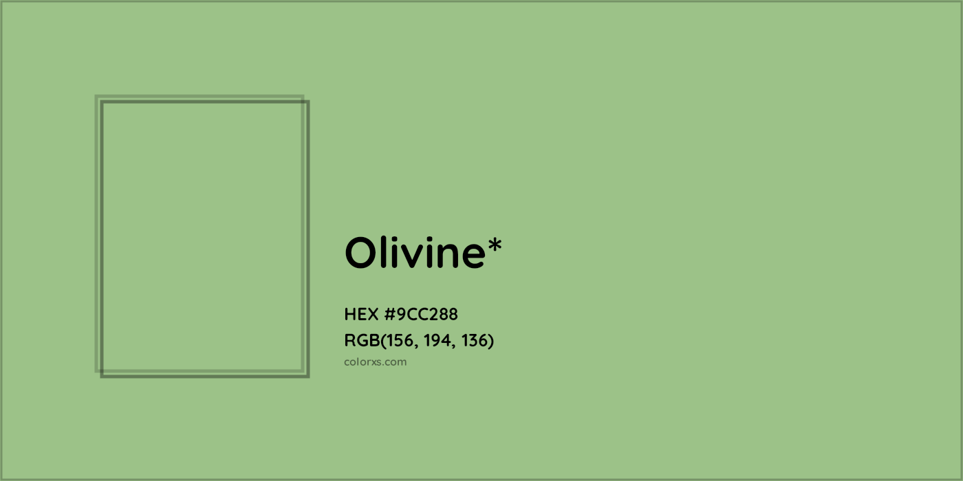 HEX #9CC288 Color Name, Color Code, Palettes, Similar Paints, Images