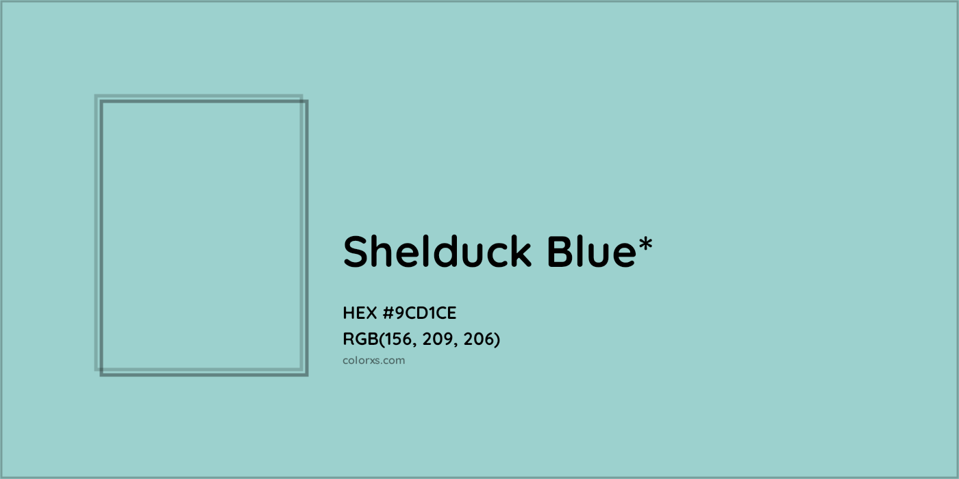 HEX #9CD1CE Color Name, Color Code, Palettes, Similar Paints, Images