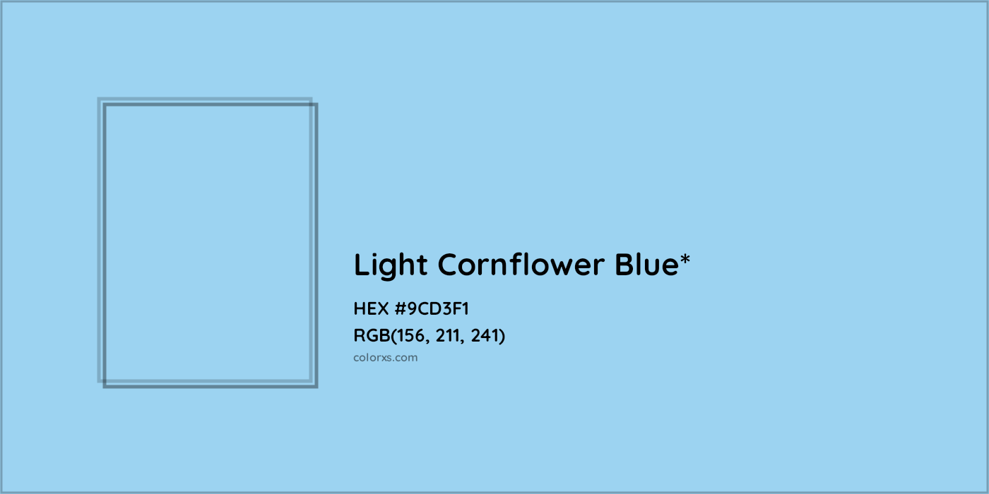 HEX #9CD3F1 Color Name, Color Code, Palettes, Similar Paints, Images