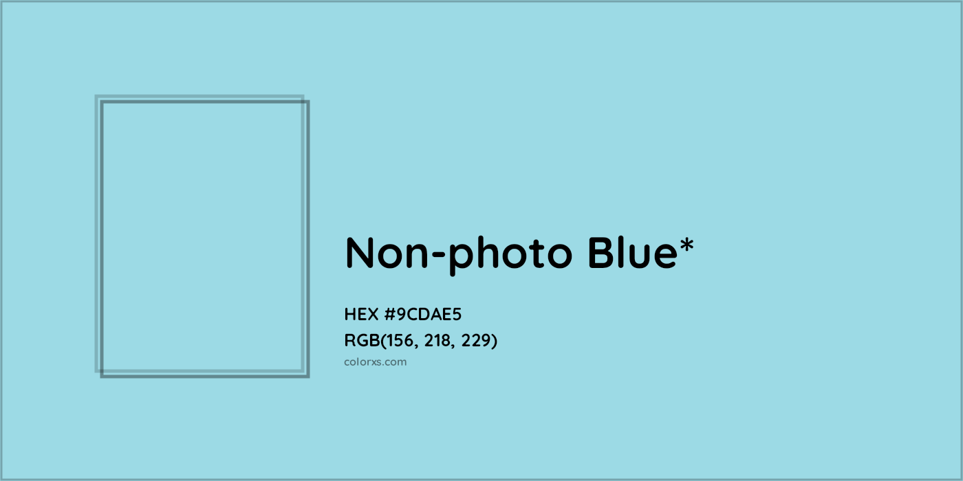 HEX #9CDAE5 Color Name, Color Code, Palettes, Similar Paints, Images