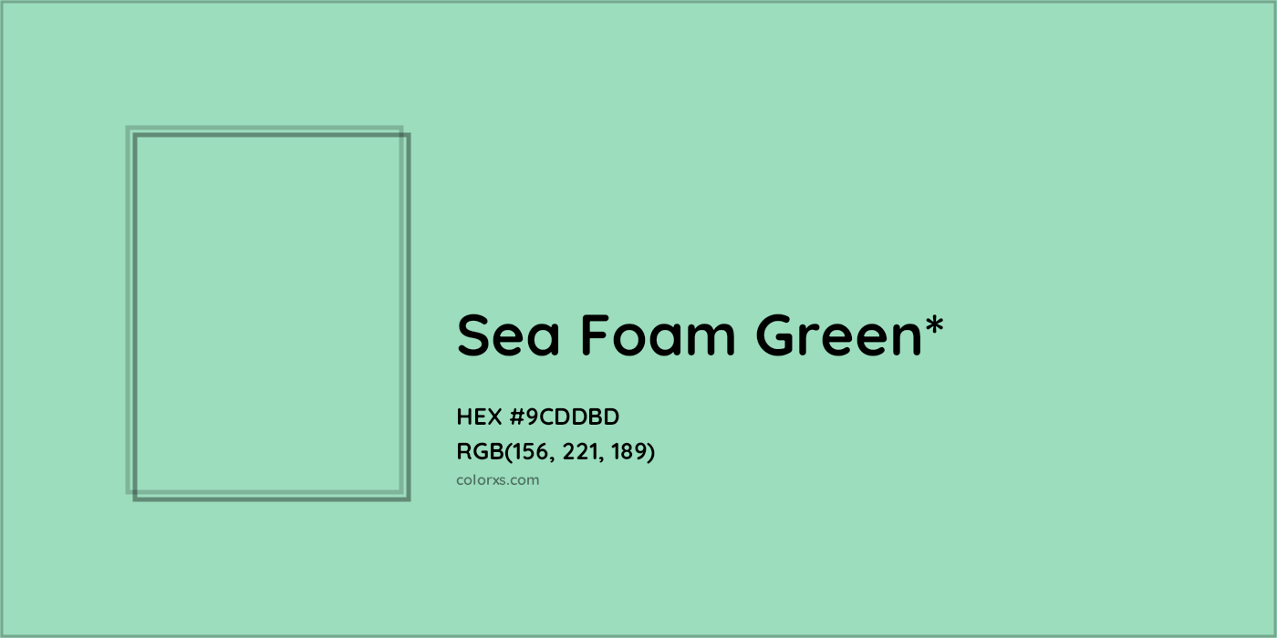 HEX #9CDDBD Color Name, Color Code, Palettes, Similar Paints, Images