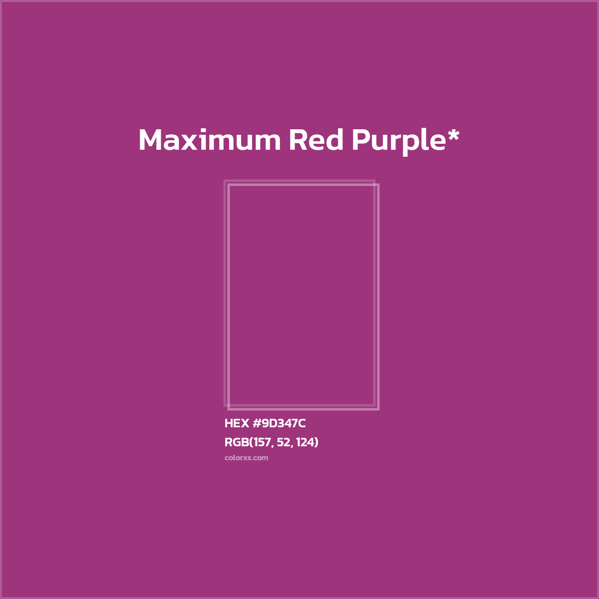 HEX #9D347C Color Name, Color Code, Palettes, Similar Paints, Images