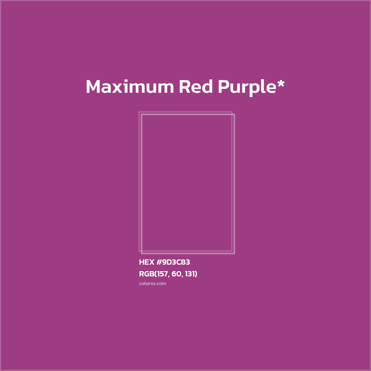 HEX #9D3C83 Color Name, Color Code, Palettes, Similar Paints, Images