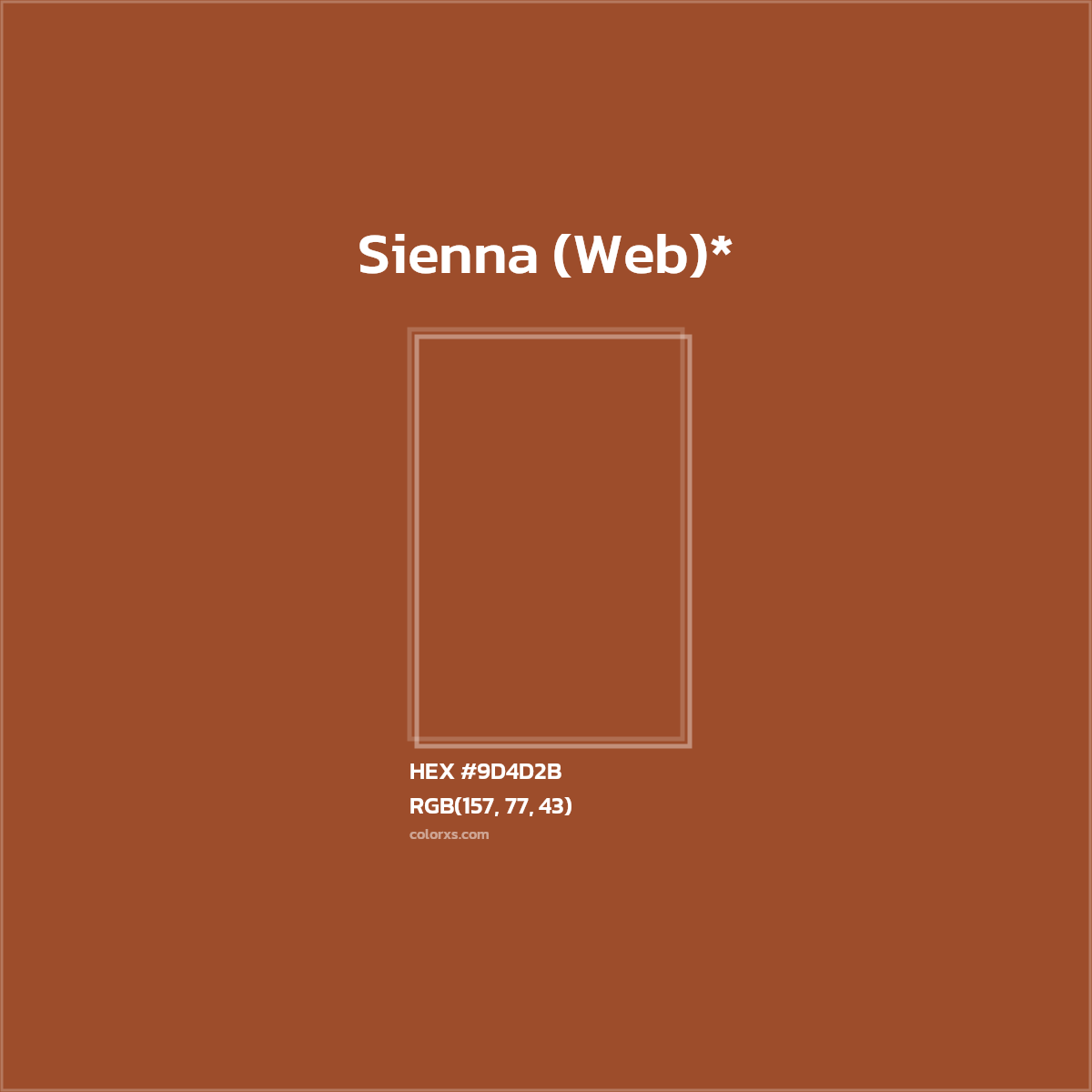 HEX #9D4D2B Color Name, Color Code, Palettes, Similar Paints, Images