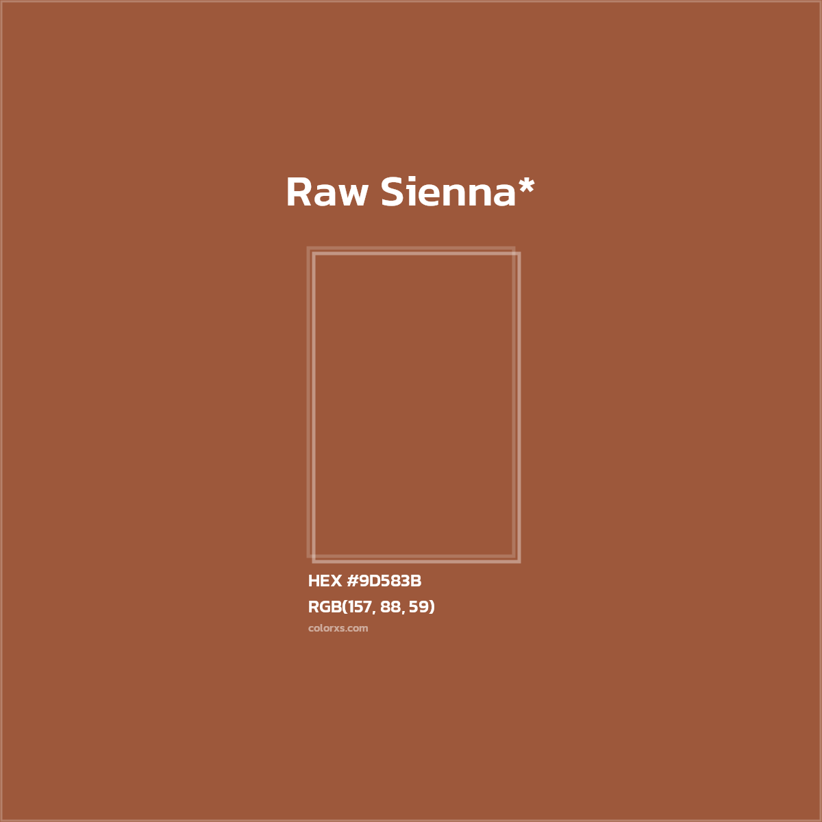 HEX #9D583B Color Name, Color Code, Palettes, Similar Paints, Images