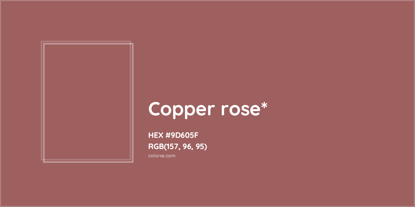 HEX #9D605F Color Name, Color Code, Palettes, Similar Paints, Images