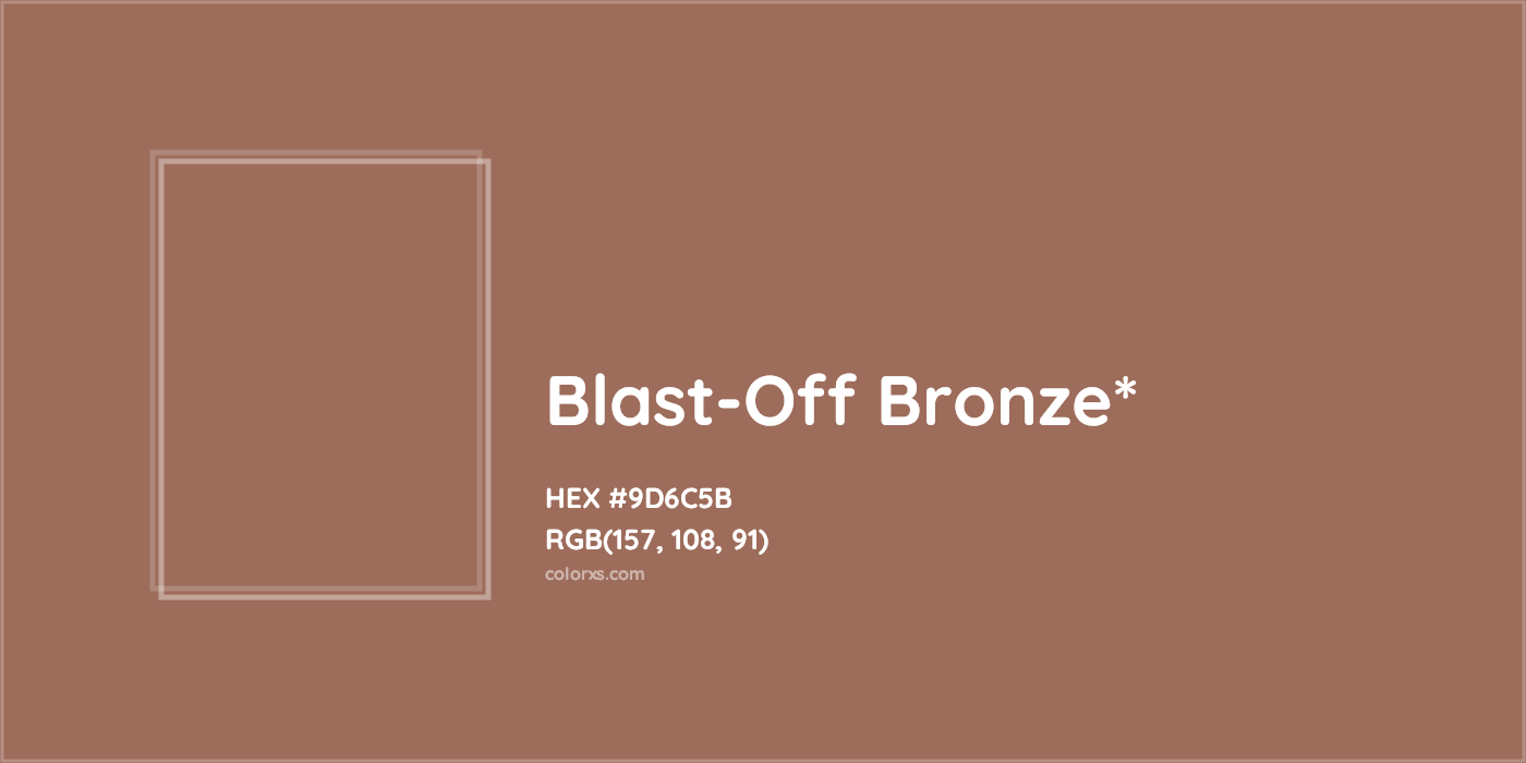 HEX #9D6C5B Color Name, Color Code, Palettes, Similar Paints, Images