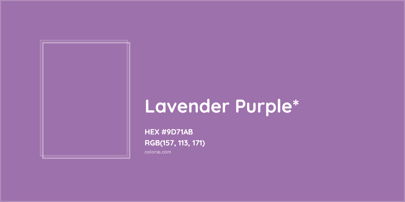 HEX #9D71AB Color Name, Color Code, Palettes, Similar Paints, Images