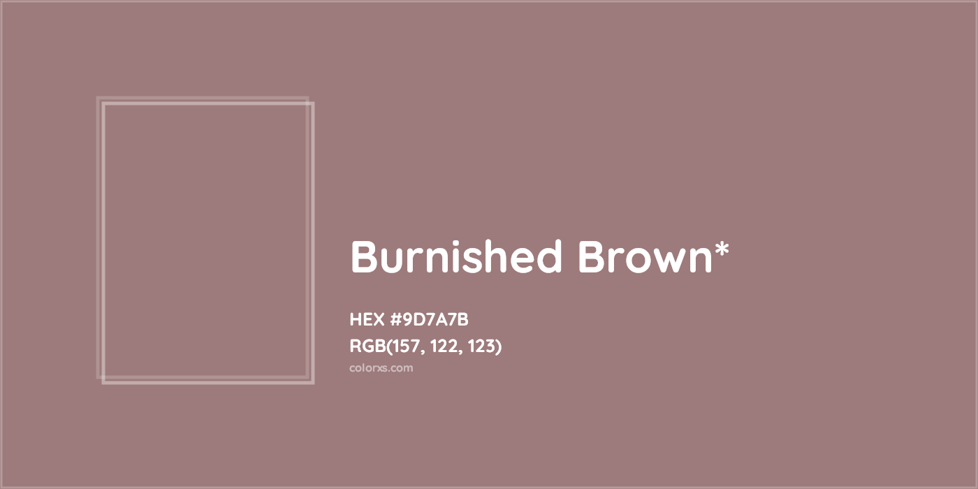 HEX #9D7A7B Color Name, Color Code, Palettes, Similar Paints, Images