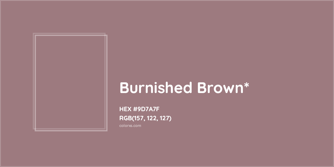 HEX #9D7A7F Color Name, Color Code, Palettes, Similar Paints, Images