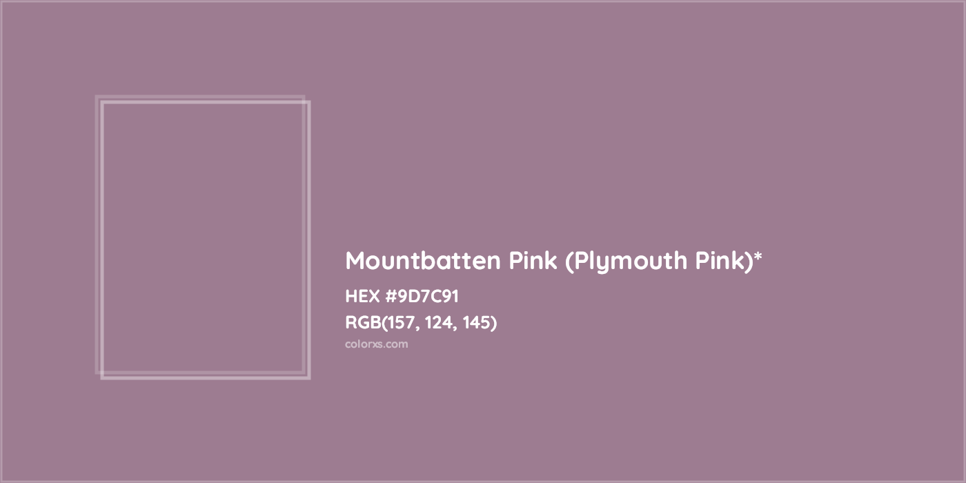 HEX #9D7C91 Color Name, Color Code, Palettes, Similar Paints, Images