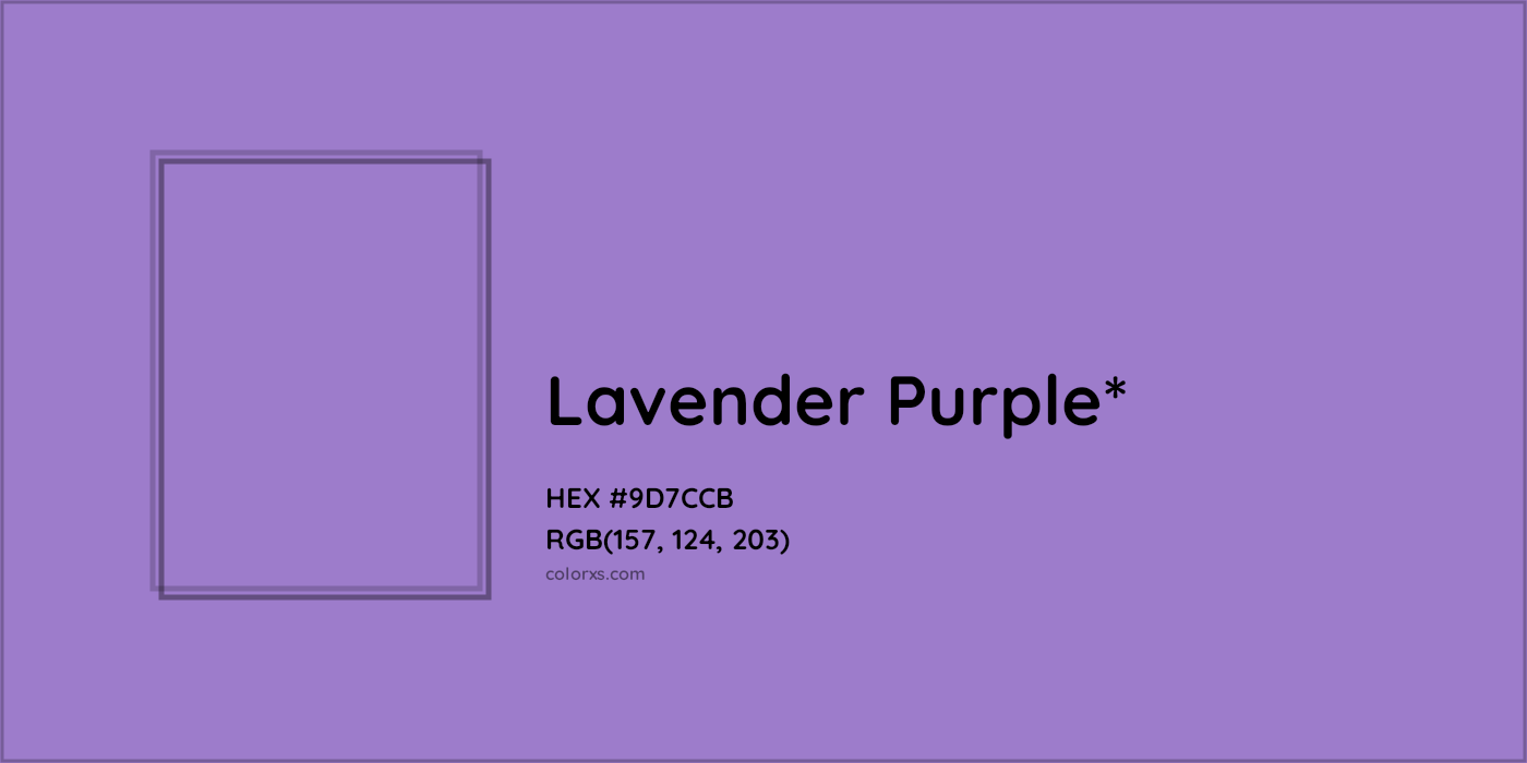 HEX #9D7CCB Color Name, Color Code, Palettes, Similar Paints, Images