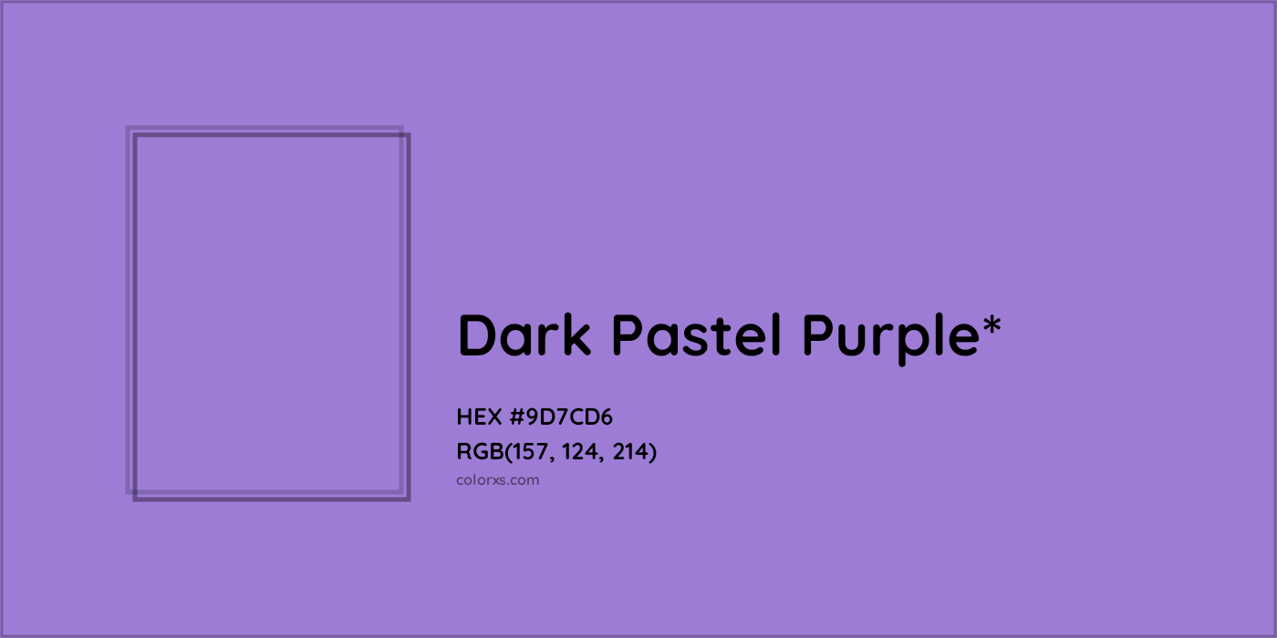 HEX #9D7CD6 Color Name, Color Code, Palettes, Similar Paints, Images