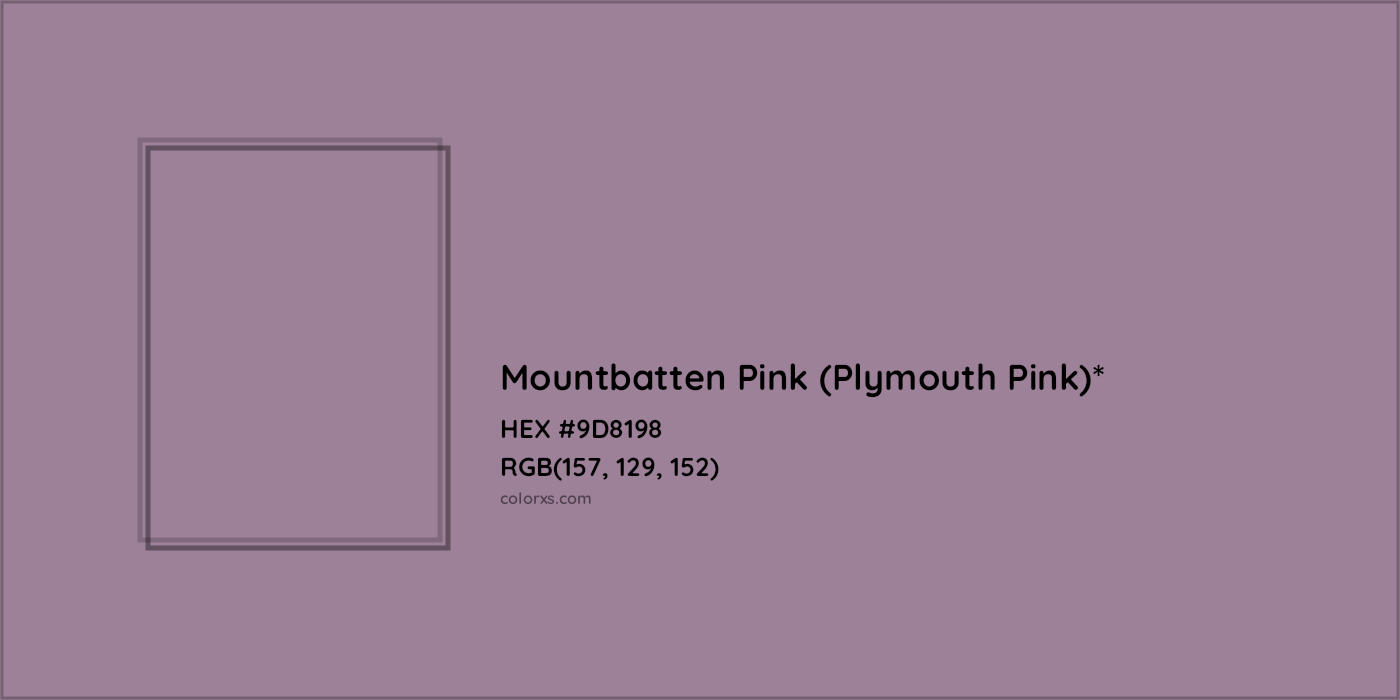 HEX #9D8198 Color Name, Color Code, Palettes, Similar Paints, Images