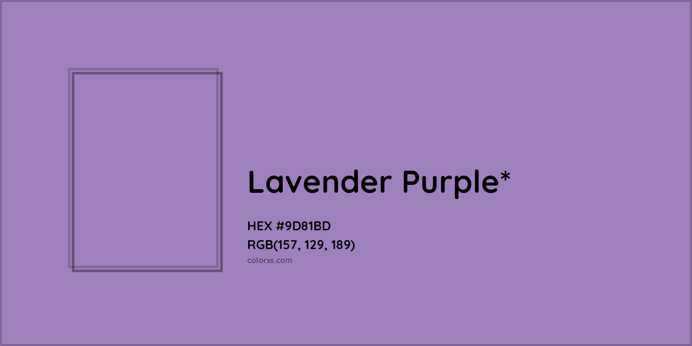 HEX #9D81BD Color Name, Color Code, Palettes, Similar Paints, Images