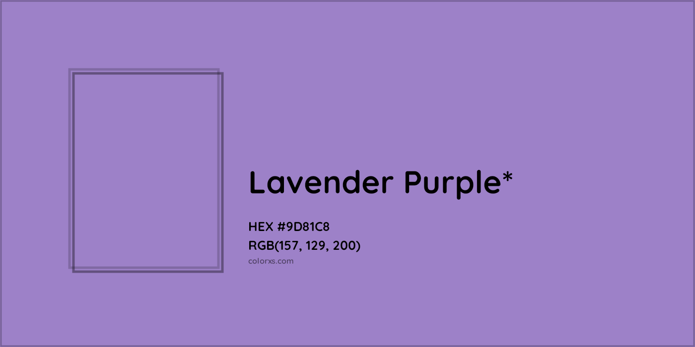 HEX #9D81C8 Color Name, Color Code, Palettes, Similar Paints, Images